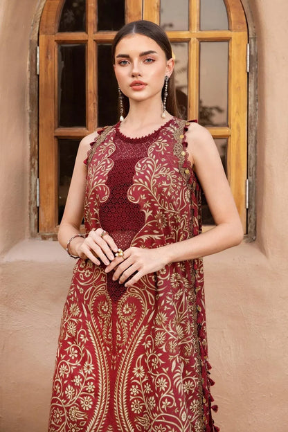 3 Pcs Women's Unstitched Printed Suit